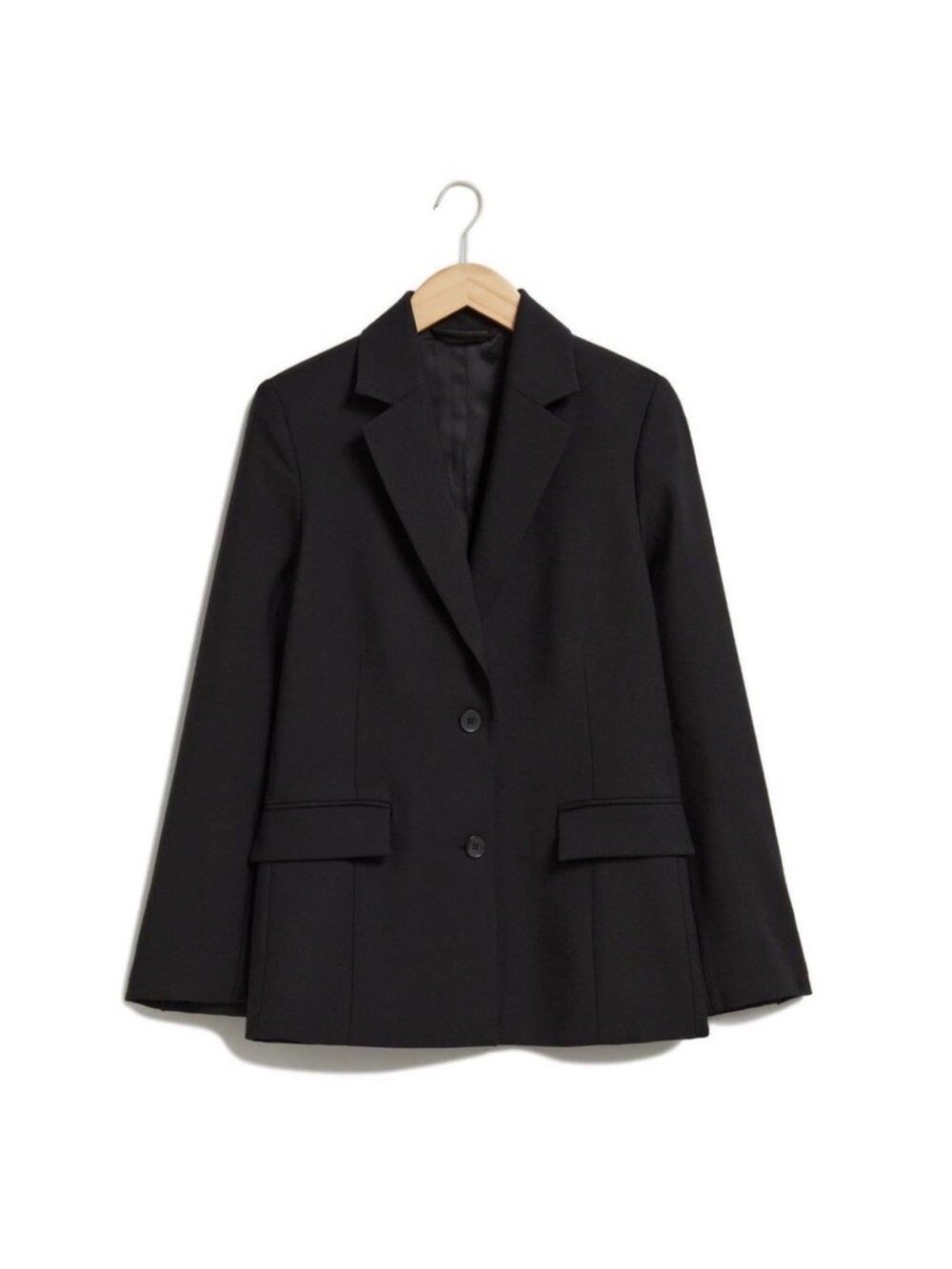 &Other Stories Wool Blend Oversized Blazer